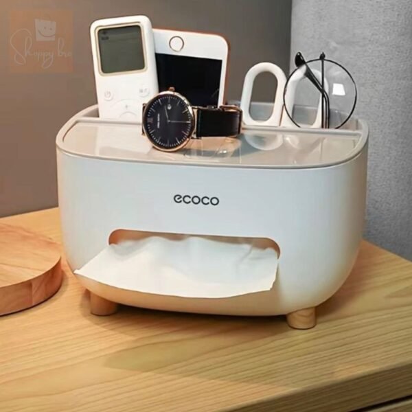 Tissue Box & Desk Organizer